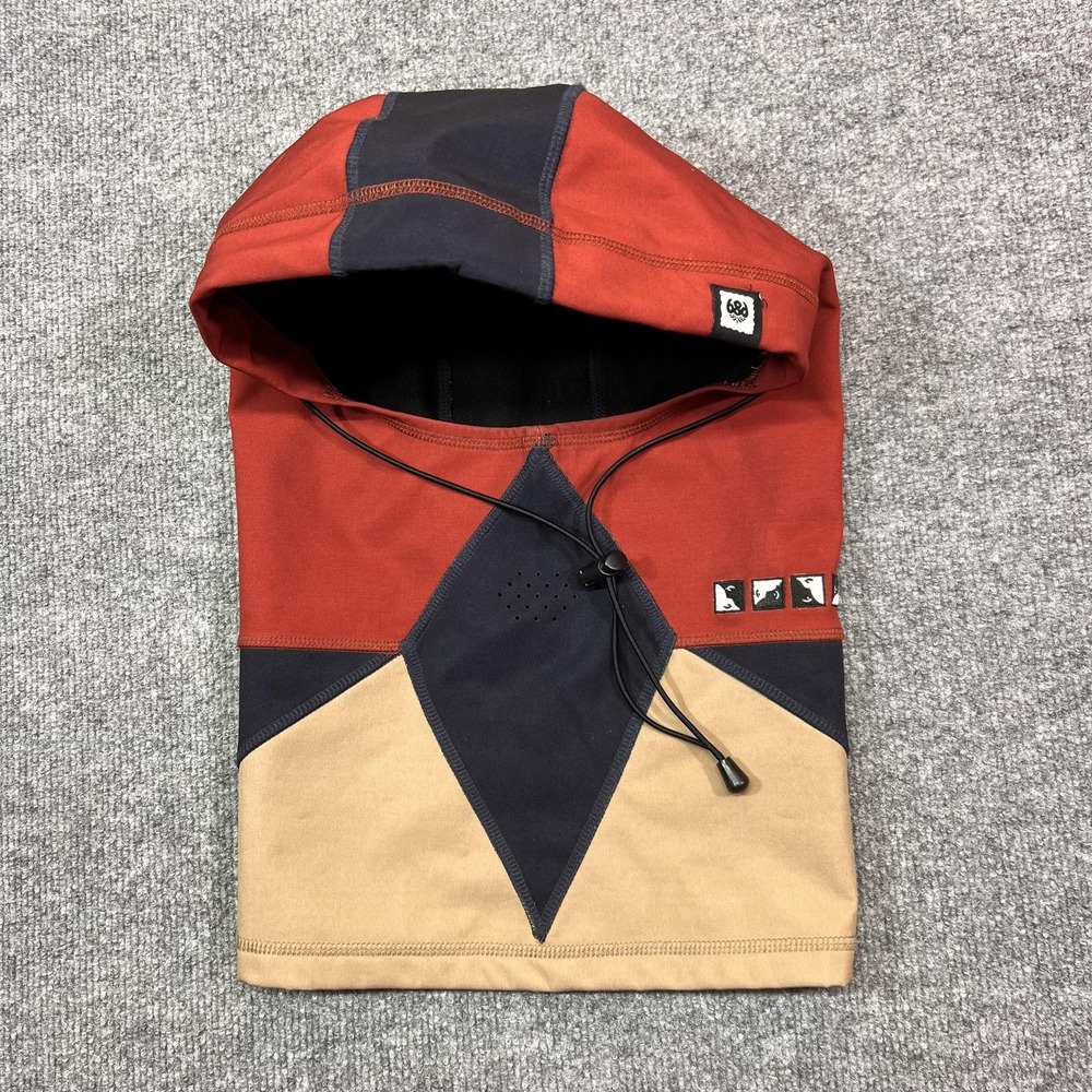 686 Balaclava Hood Mens One Size Multicolor Fleece Lined Ski Snowboard Winter
